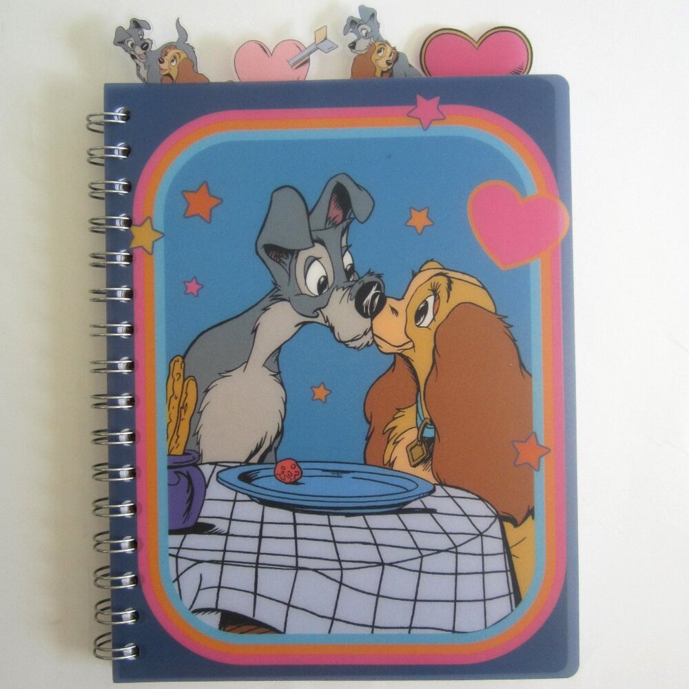 Disney Lady and the Tramp Dog Journals Notebook